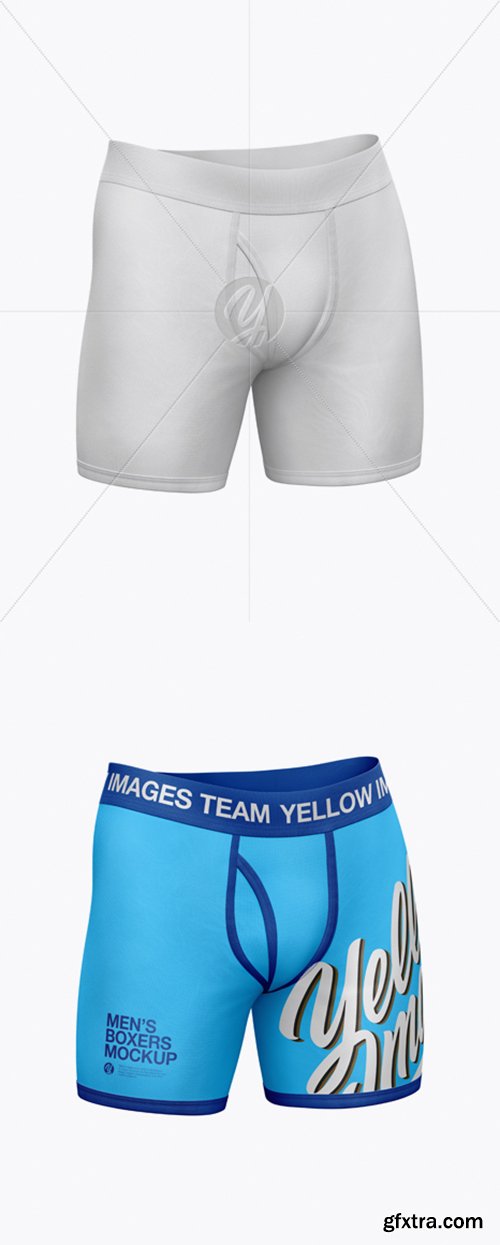 Men's Boxer Briefs Mockup - Half Side View 28919