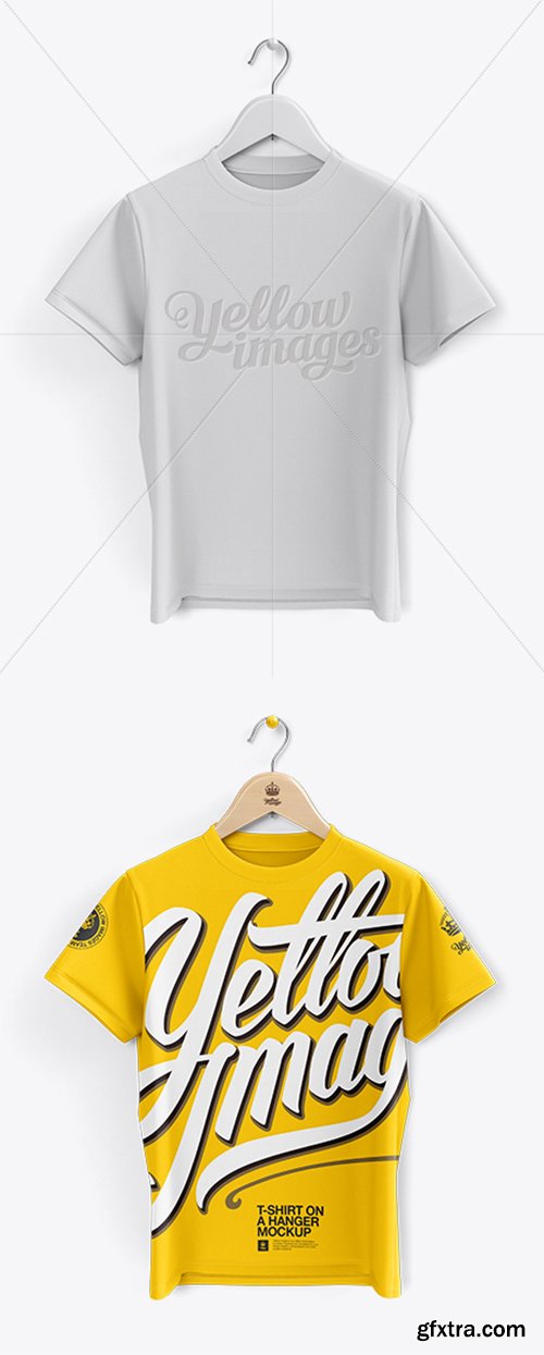 T-Shirt On Hanger Mockup 11576