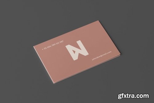 Bi-Fold Business Card Mock-up