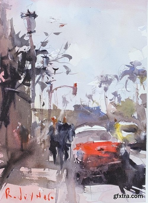 Advancing In Watercolor - Intermediate Tips & Methods For Painting Fast & Loose