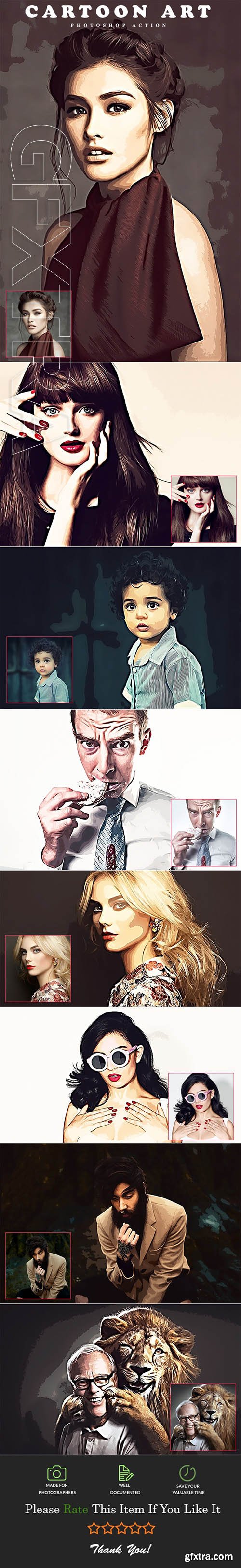 GraphicRiver - Cartoon Art Photoshop Action 23872787