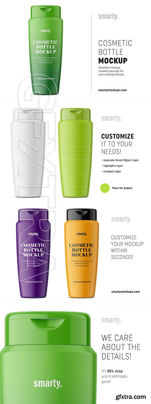 CreativeMarket - Matt conditioner bottle mockup 3348980