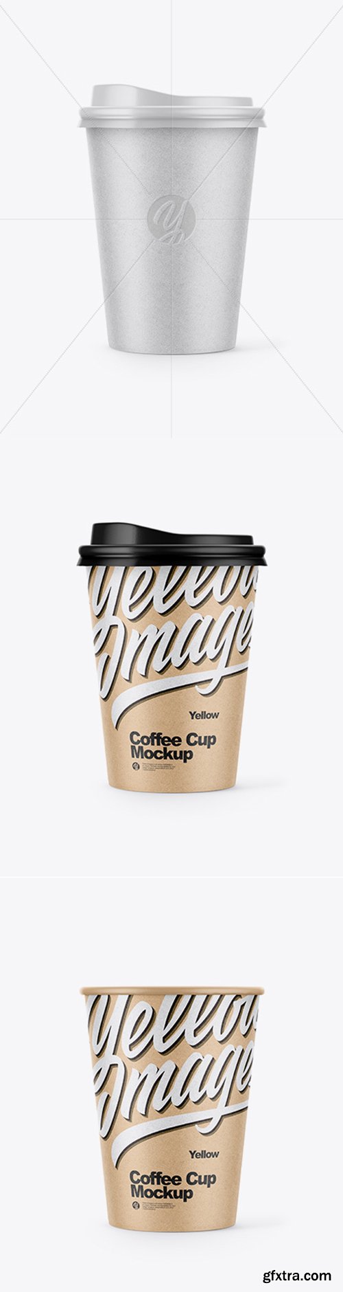 Kraft Paper Coffee Cup Mockup 42971