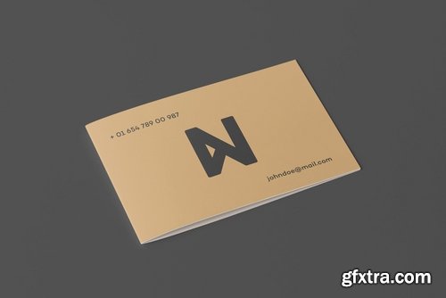 Square Business Card Mock-up