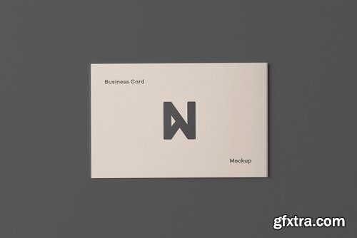 Square Business Card Mock-up