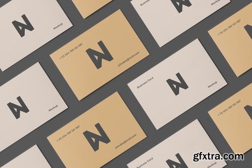 Bi-Fold Business Card Mock-up 2