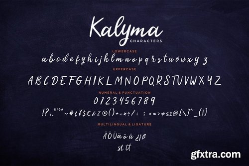 Kalyma Brush Script