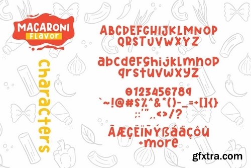 Macaroni Flavor Font