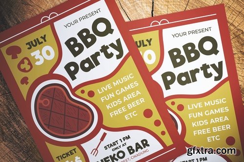 BBQ PARTY FLYER