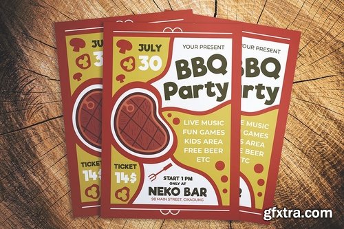 BBQ PARTY FLYER