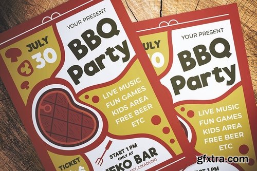 BBQ PARTY FLYER