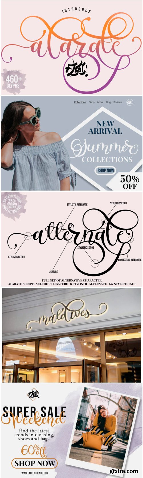 Alarate Script Font