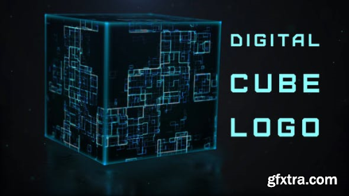 VideoHive Digital Cube Logo Reveal 23355672