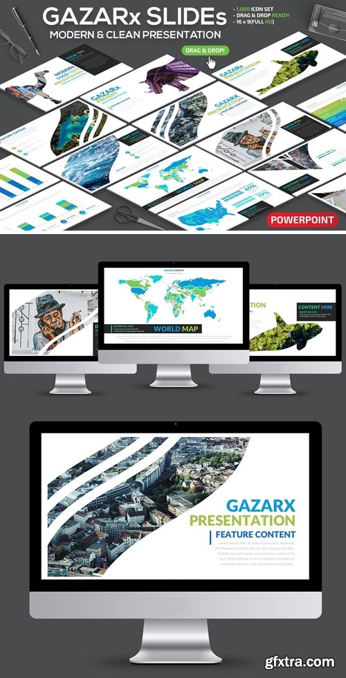 Gazarx Powerpoint Presentation and Keynote Template