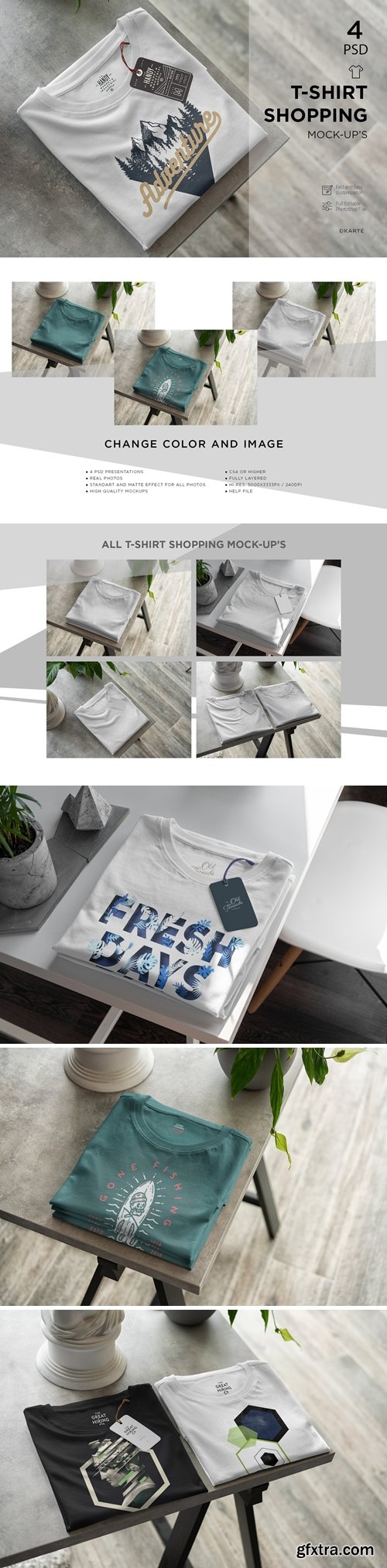 T-Shirt Shopping Mock-Up