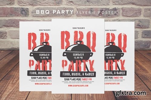 BBQ Party Flyer