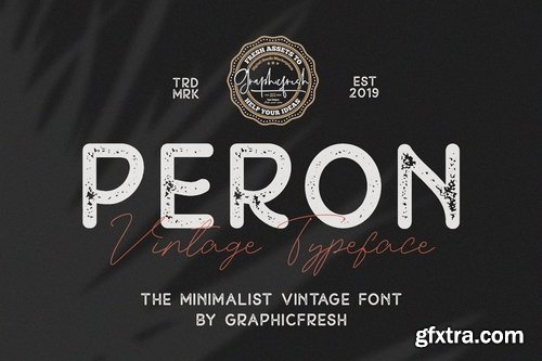 CM - Peron - Modern Vintage 4 Fonts 3886226