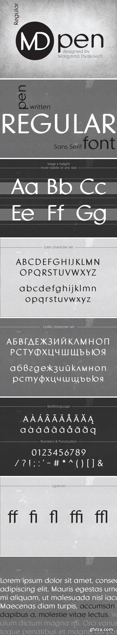 MDpen Font