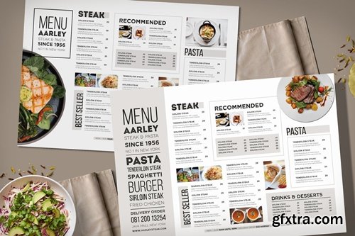 Typography Menu