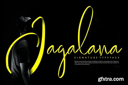 Jagalana Signature Typeface