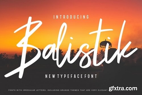 Balistik Modern Script Font