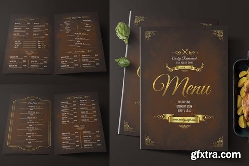 Elegant Restaurant Menu