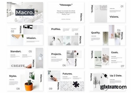 Macro - Powerpoint Google Slides and Keynote Templates