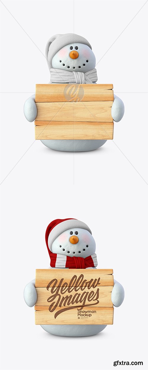 Snowman Mockup 37218