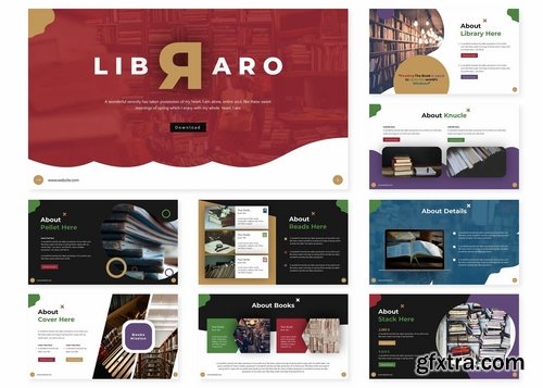 Libraro - Powerpoint Google Slides and Keynote Templates