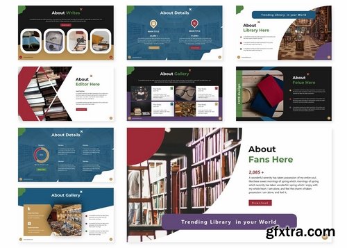 Libraro - Powerpoint Google Slides and Keynote Templates