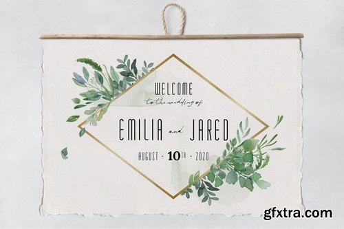 Gold & Greenery Wedding Suite