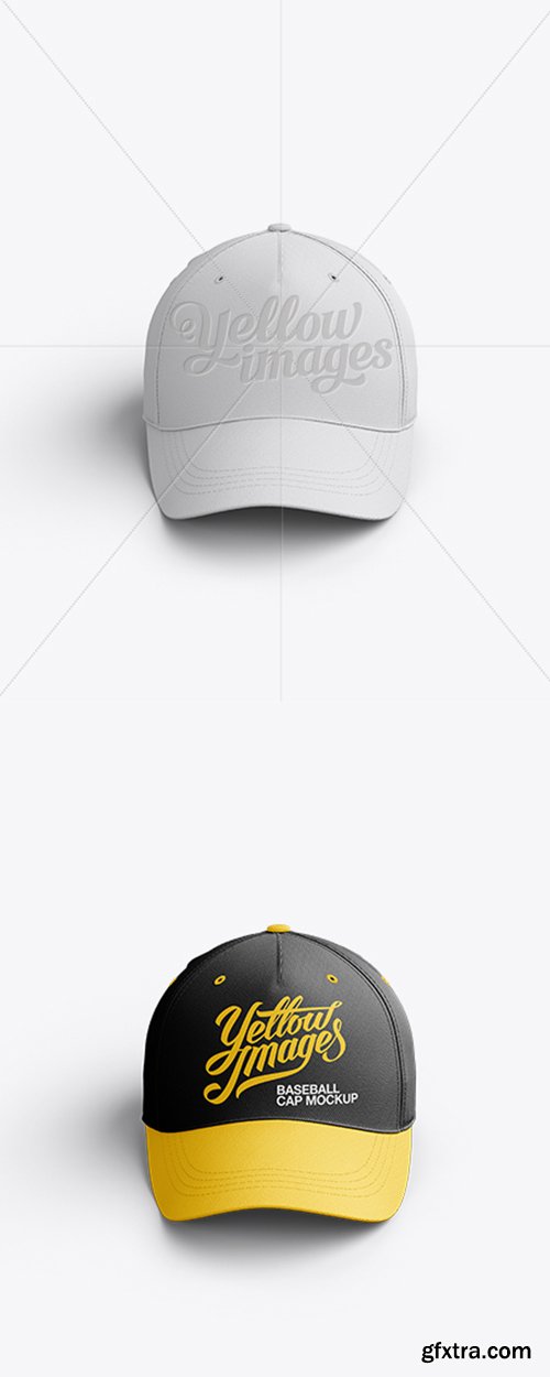 Baseball Cap Mockup / Front View 11108