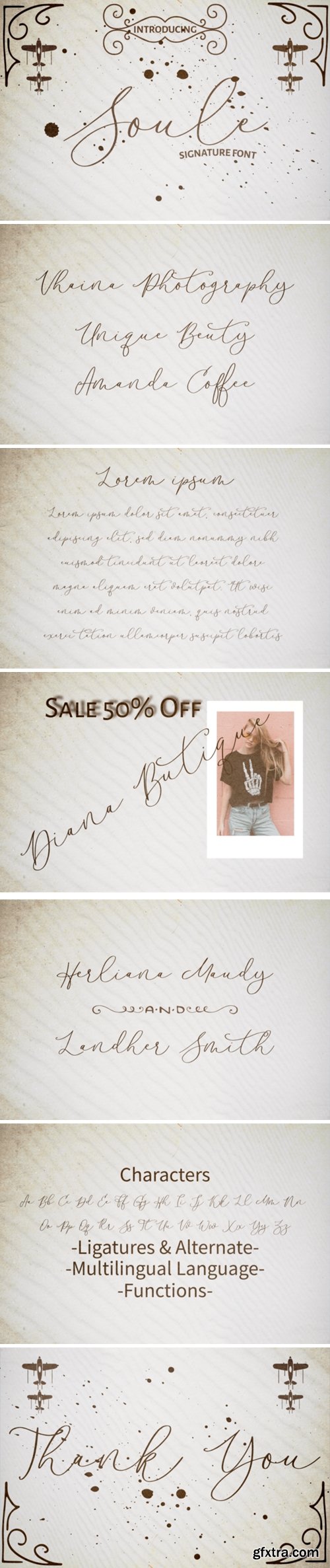 Soule Signature Font