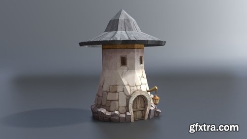 Cgtrader - Lowpoly environment asset pack Low-poly 3D model