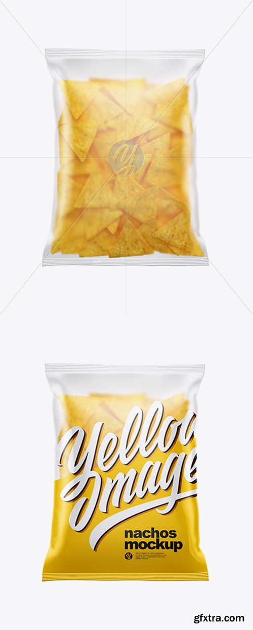 Matte Bag With Nachos Mockup 38520