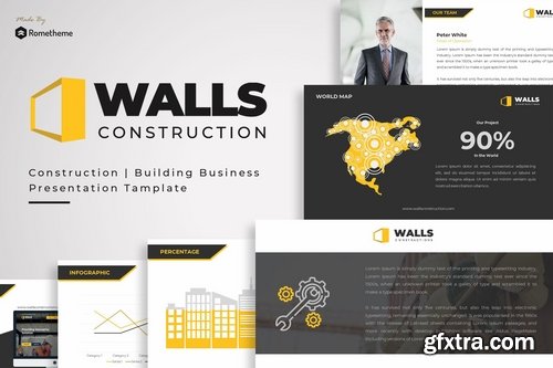 Walls - Construction Powerpoint Google Slides and Keynote Templates