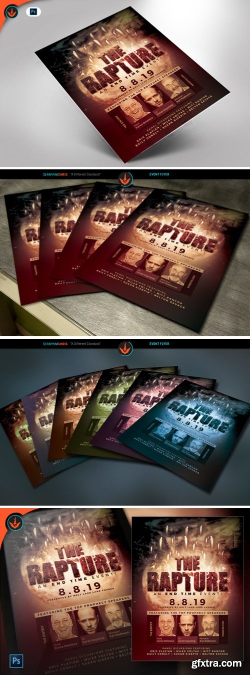 The Rapture Flyer Template 1536965