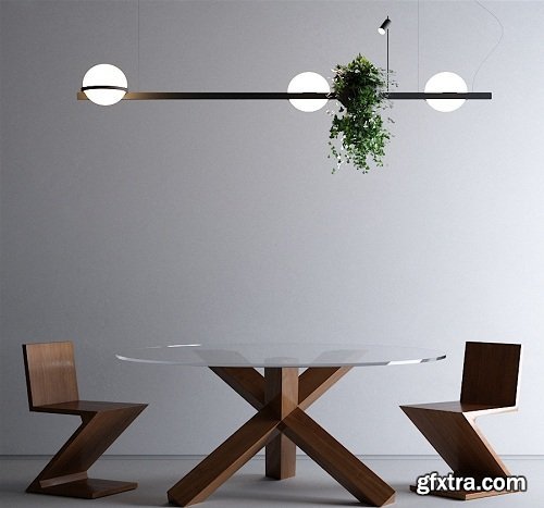 Table Set - La Rotonda + Zig Zag + Palma