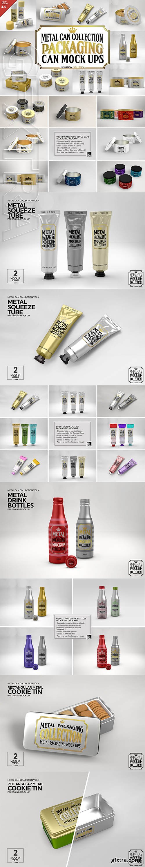 CreativeMarket - Vol4. Metal Can Mockup Collection 3884341