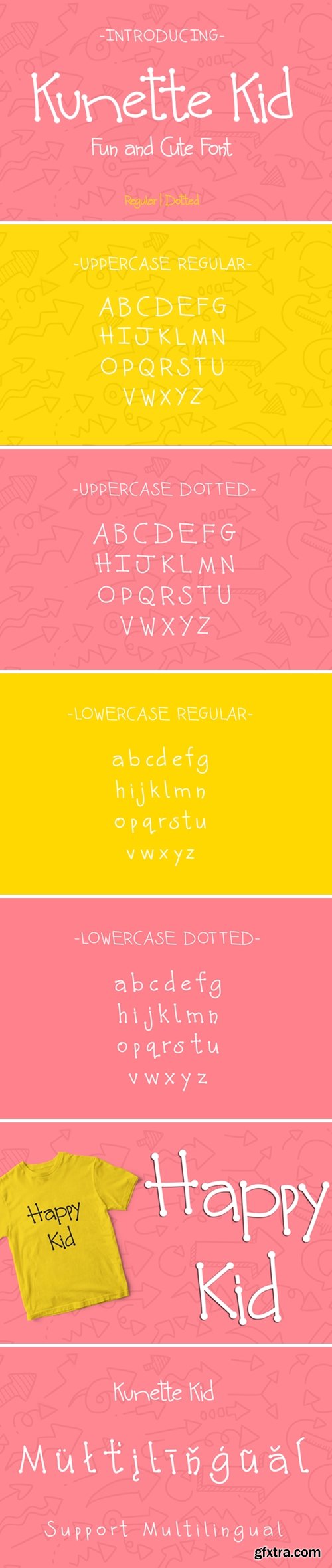 Kunette Kid Font