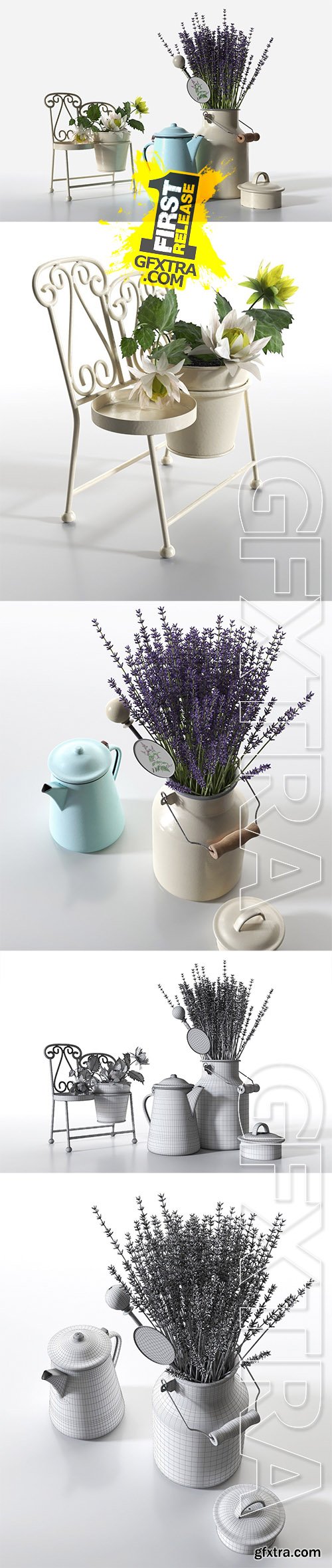 Cgtrader - Provence Composition 3D model