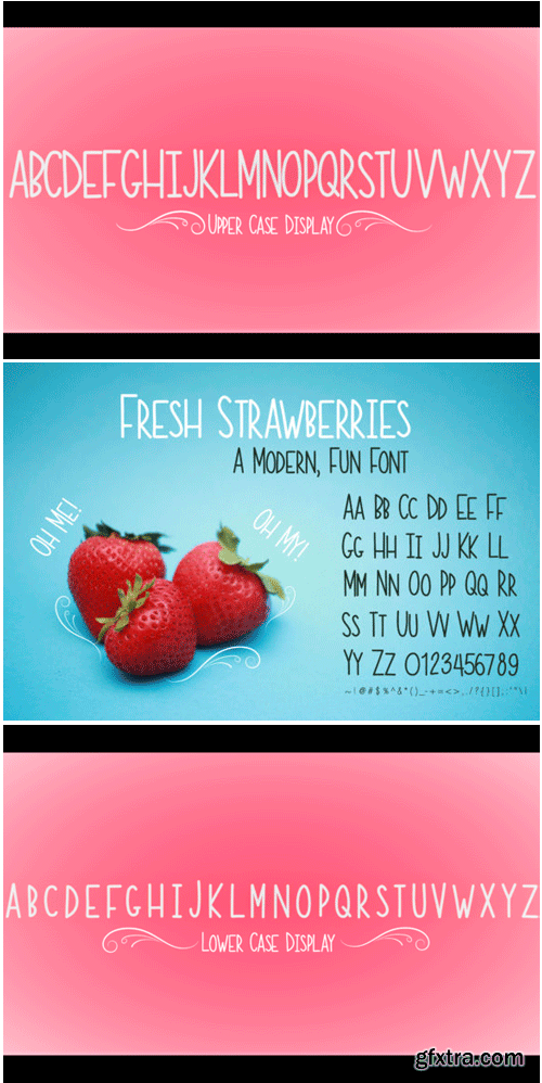 Fresh Strawberries Font