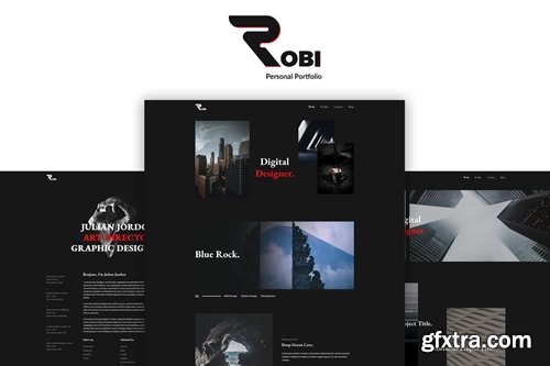 ThemeForest - Robi - Agency and Personal Portfolio PSD 23531495