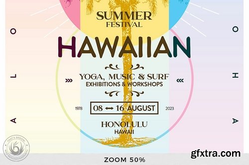 Summer Festival Flyer Template V2