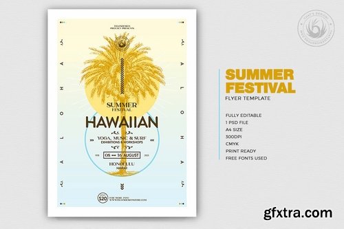 Summer Festival Flyer Template V2