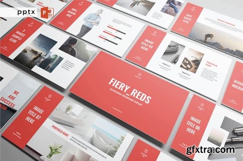 FIERY REDS - Multipurpose Powerpoint Google Slides and Keynote Templates