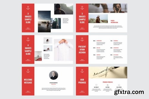 FIERY REDS - Multipurpose Powerpoint Google Slides and Keynote Templates