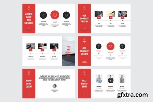 FIERY REDS - Multipurpose Powerpoint Google Slides and Keynote Templates