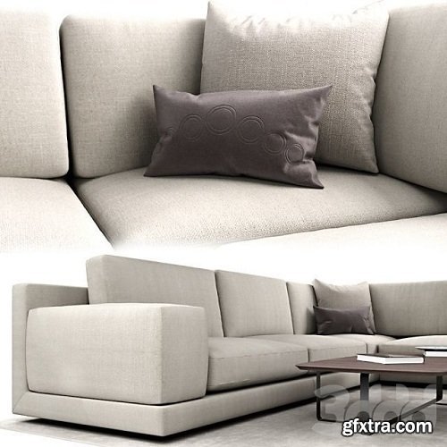 Natuzzi agora Sofa 3D model