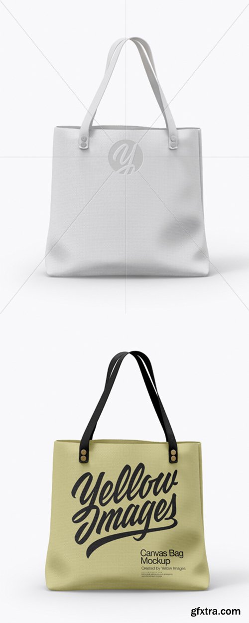 Canvas Bag Mockup - Front View 21680